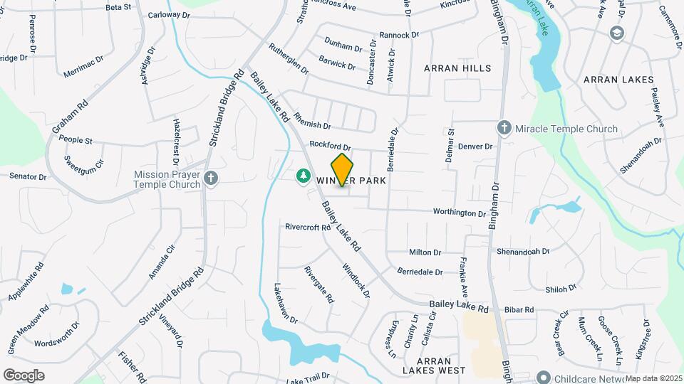 6408 Winter Park Dr Map and Location Details