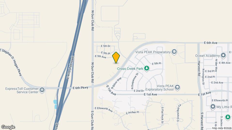 23661 E 2nd Pl Map and Location Details