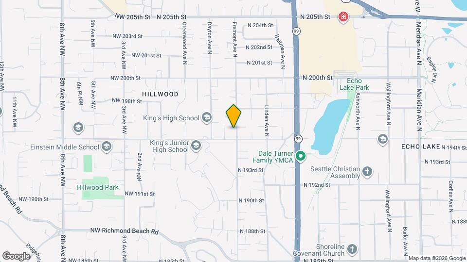 19515 Fremont Ave N Map and Location Details