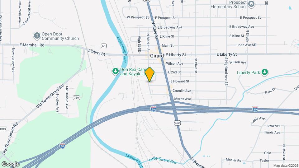 311 S Market St Map and Location Details