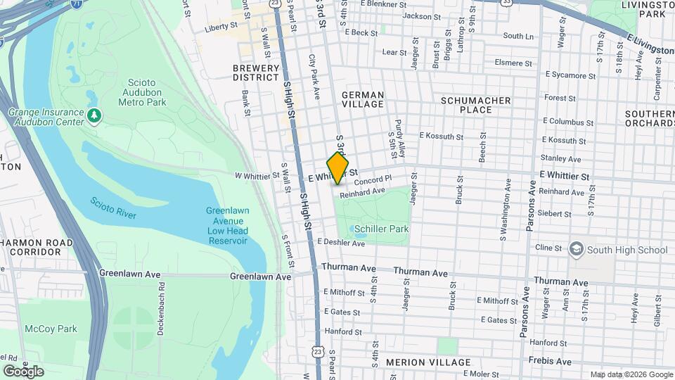 926 City Park Ave Mapa y Detalles de la Ubicación