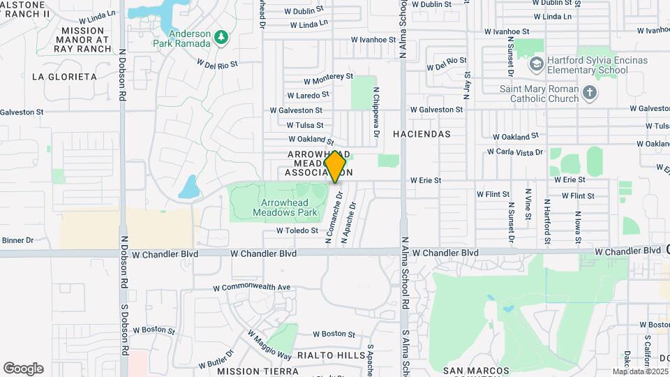 388 N Comanche Dr Map and Location Details