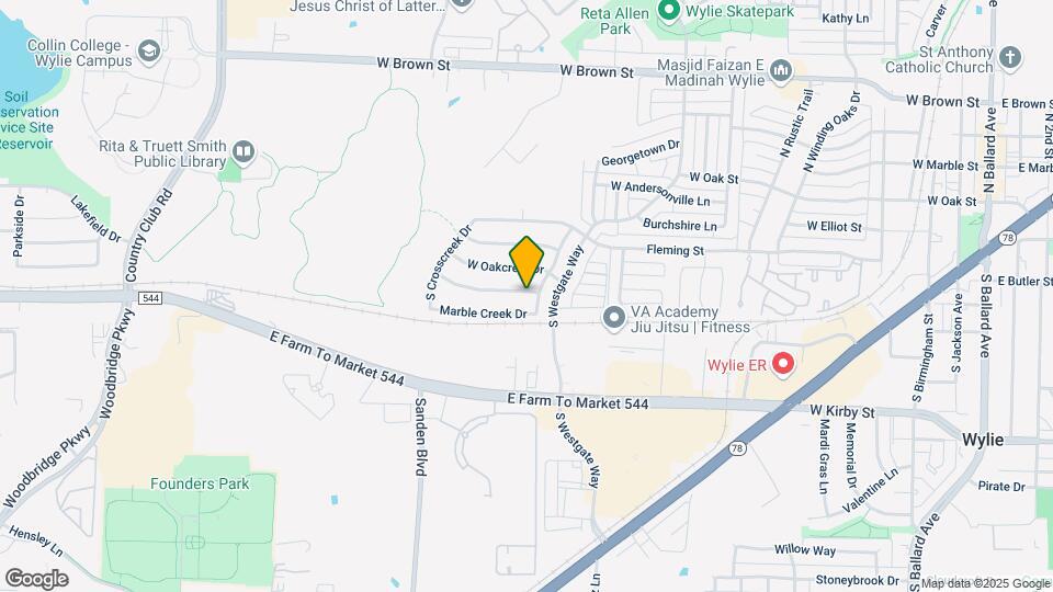 903 Cedar Creek Dr Map and Location Details