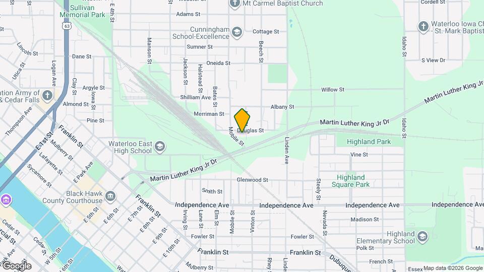 123 Ash St Map and Location Details