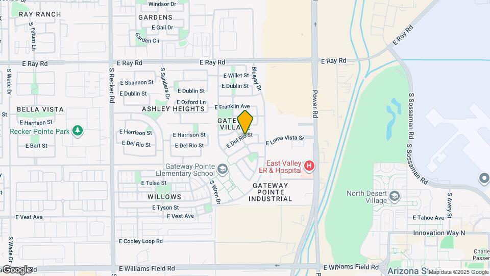 4531 E Del Rio St Map and Location Details