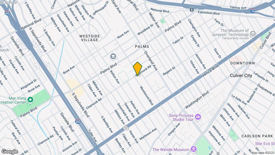 3610 Westwood Blvd Mapa y Detalles de la Ubicación