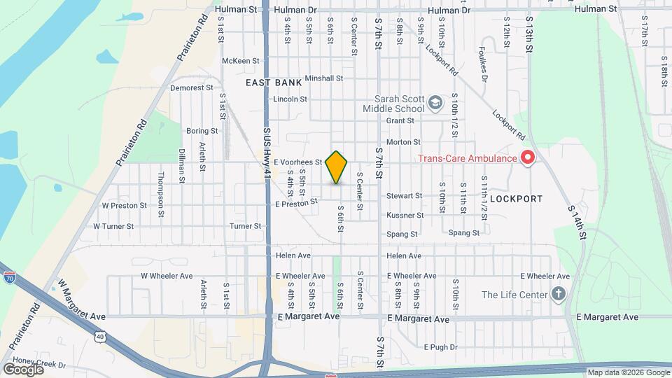2503 S 6th St Map and Location Details