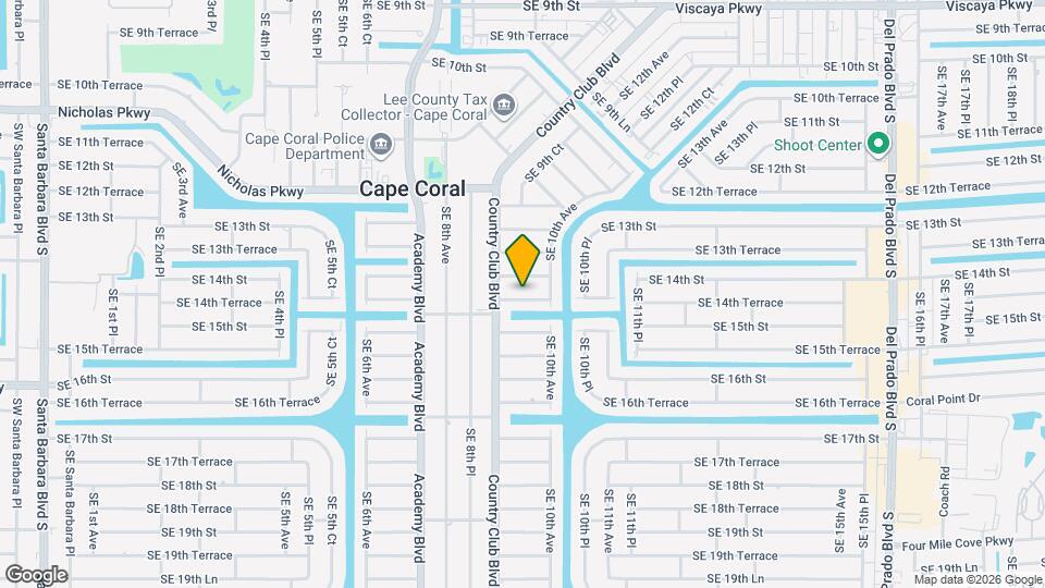 913 SE 14th Terrace Mapa y Detalles de la Ubicación