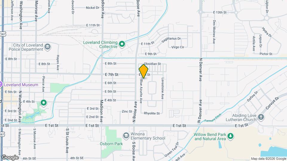 644 Blue Azurite Ave Map and Location Details