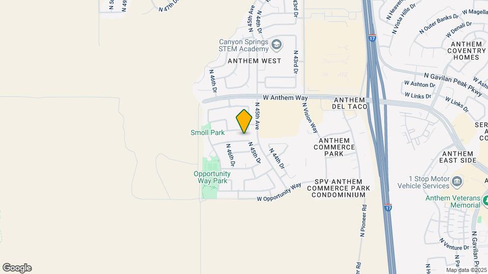 4512 W Venture Ct Map and Location Details