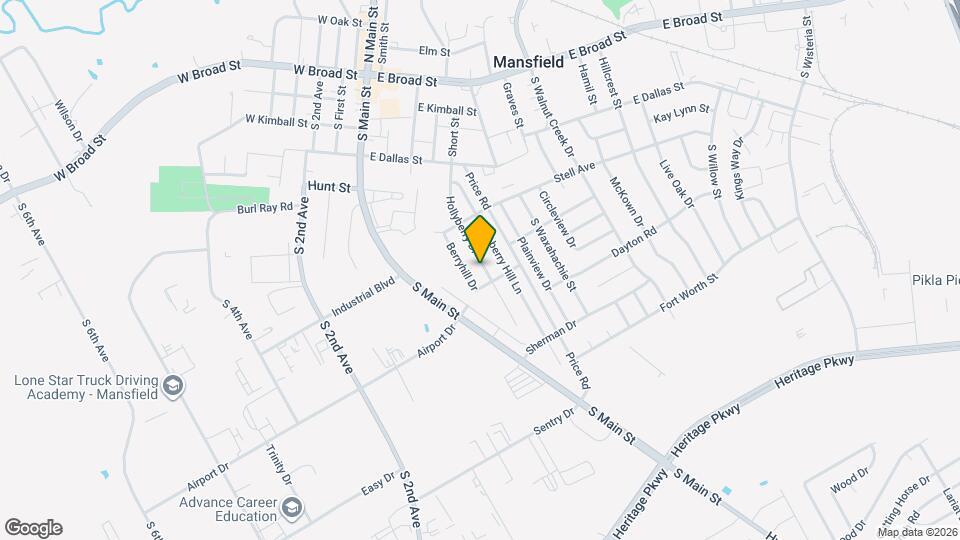 524 Hollyberry Dr Mapa y Detalles de la Ubicación