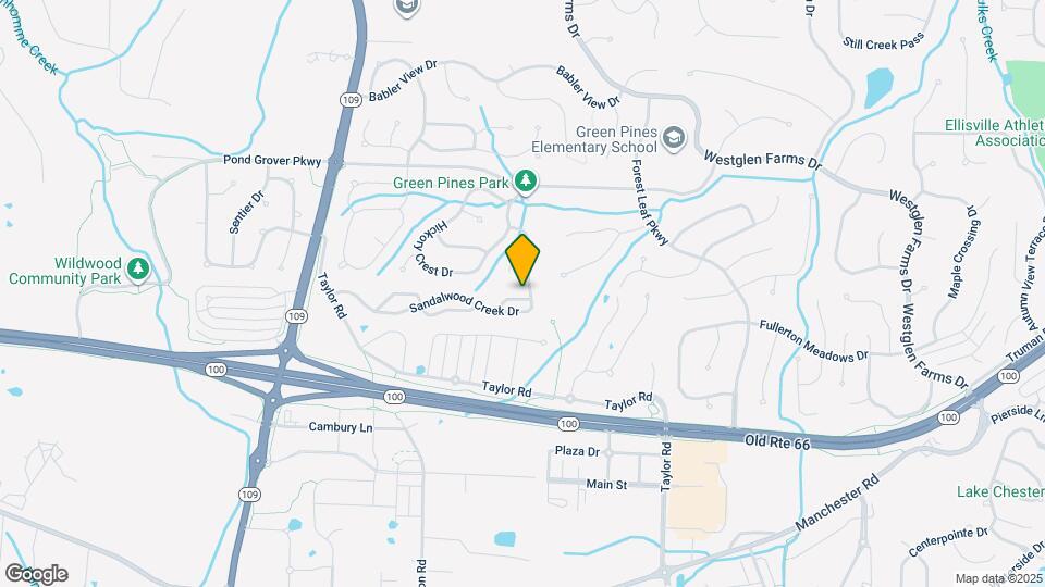2345 Hunters Crest Dr Map and Location Details