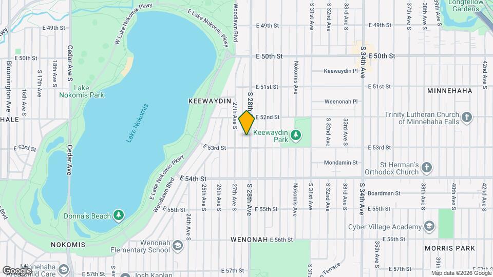 5240 S 28th Ave Mapa y Detalles de la Ubicación