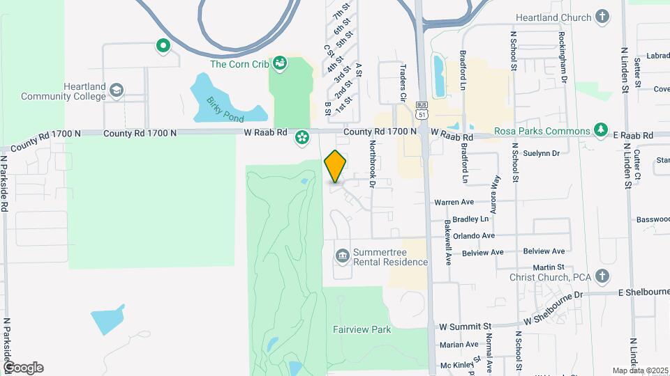 715 S Golfcrest Rd Map and Location Details