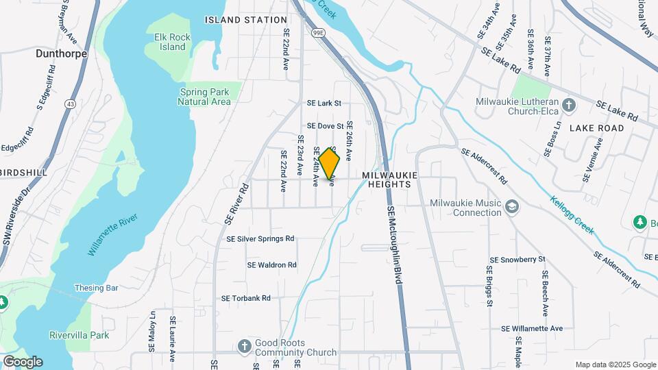 12805 SE 25th Ave Map and Location Details