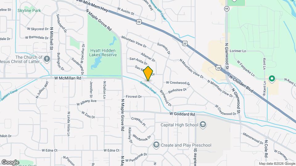 8701 Brynwood Dr Map and Location Details