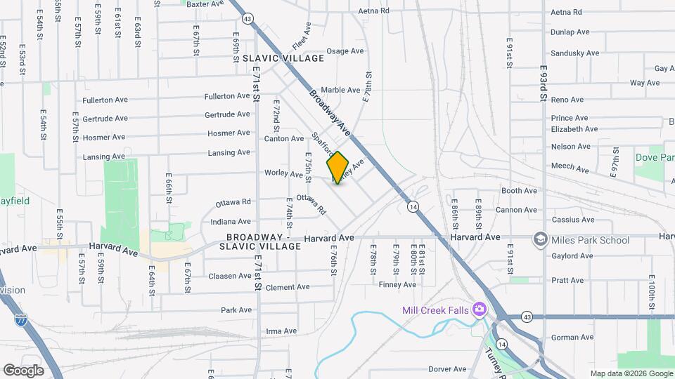 7701 Dercum Rd Map and Location Details