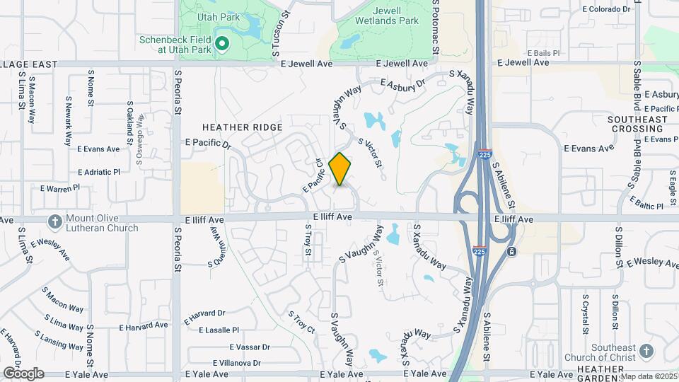 2231 south Vaughn way Map and Location Details