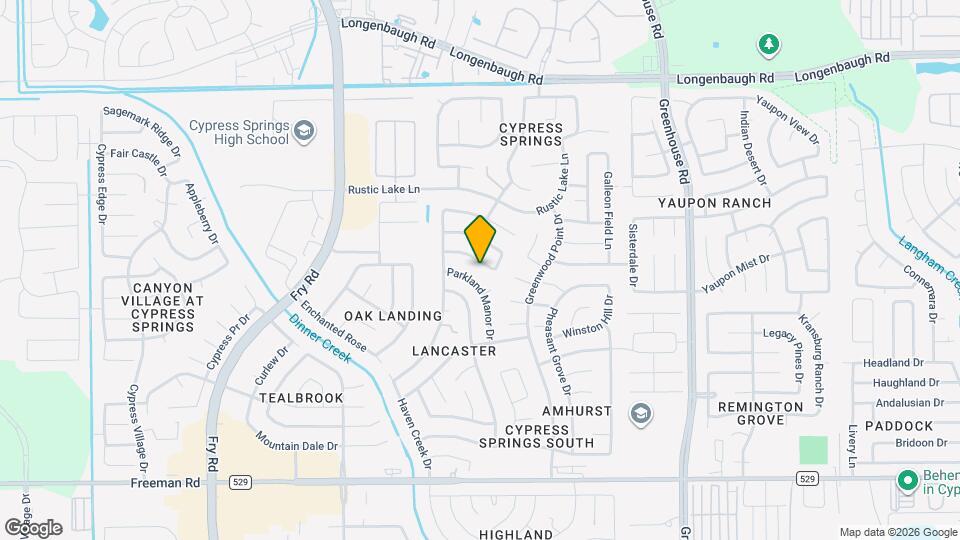 19923 Sycamore Valley Dr Map and Location Details