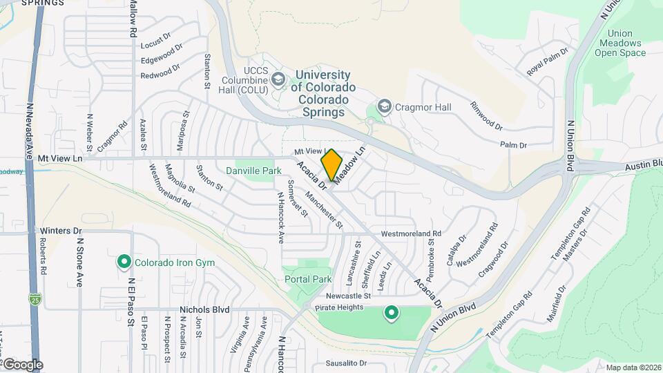 3820 Meadow Ln Map and Location Details