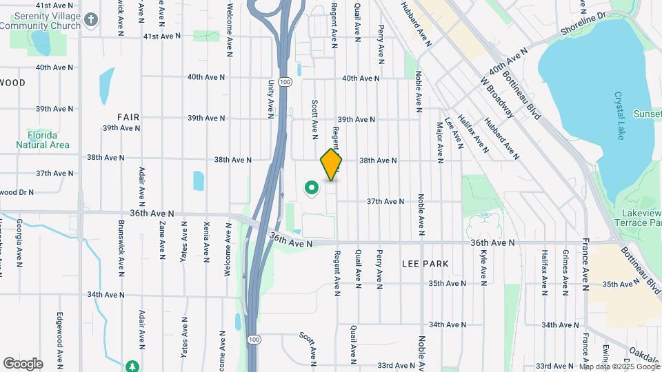 3719 Regent Ave N Map and Location Details
