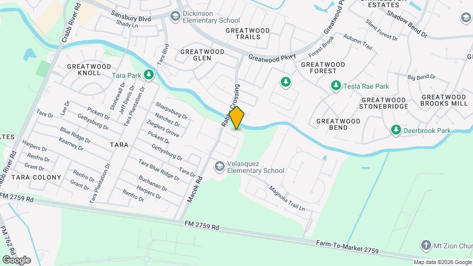 7610 Broken Oak Ln Map and Location Details