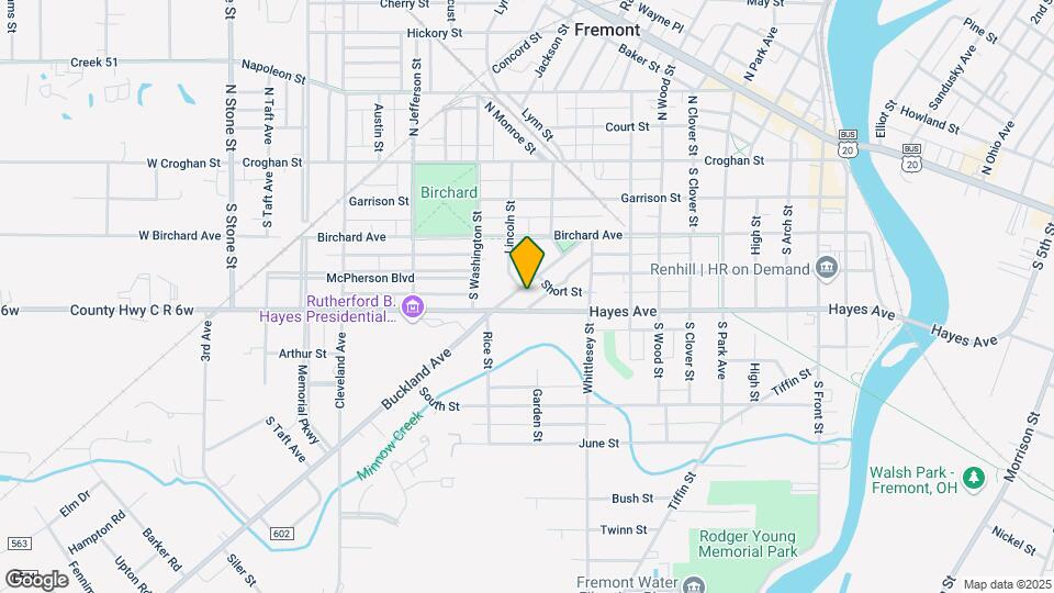 1127 Buckland Ave Map and Location Details