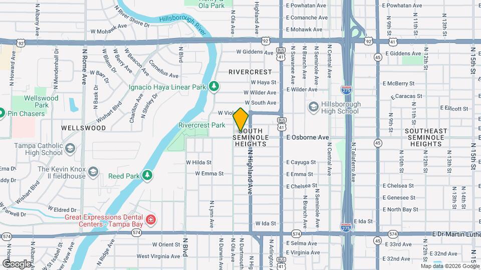 309 W Osborne Ave Map and Location Details
