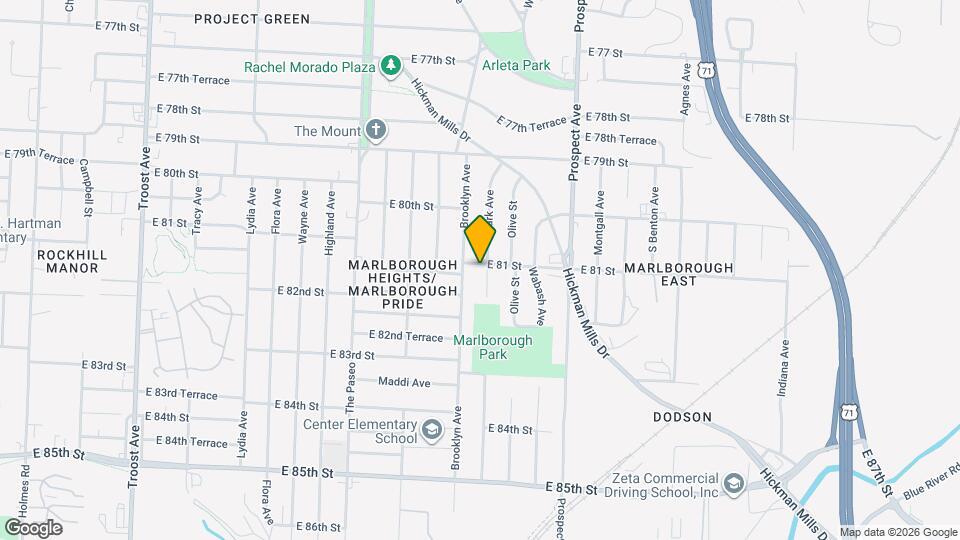 2215 E 81 St Map and Location Details