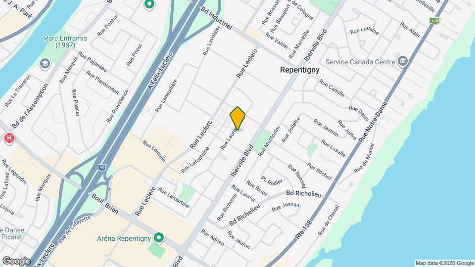 580 Laurendeau Rue Map and Location Details