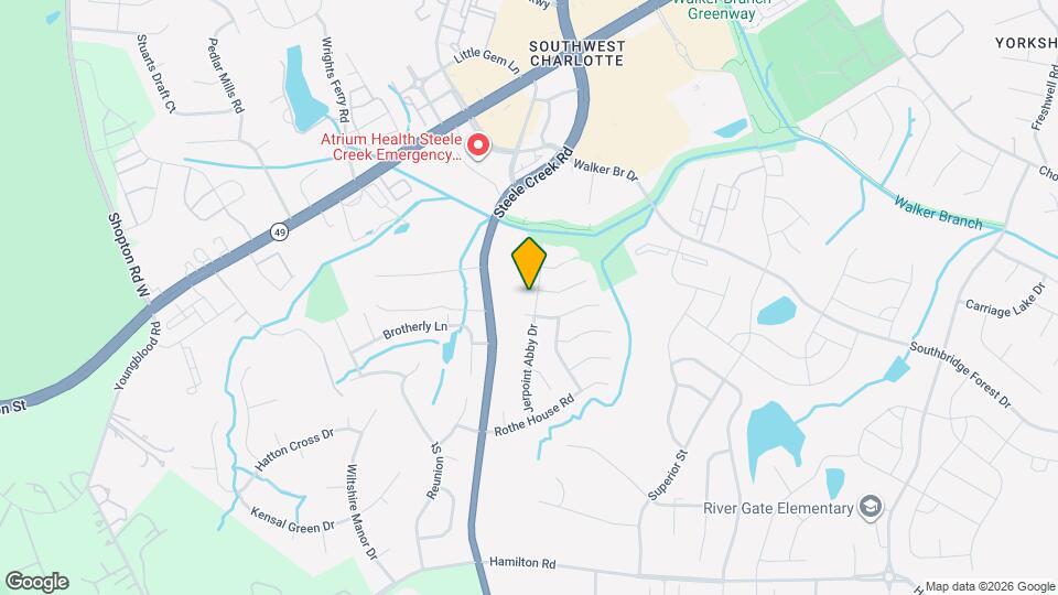 14842 Jerpoint Abby Dr Mapa y Detalles de la Ubicación