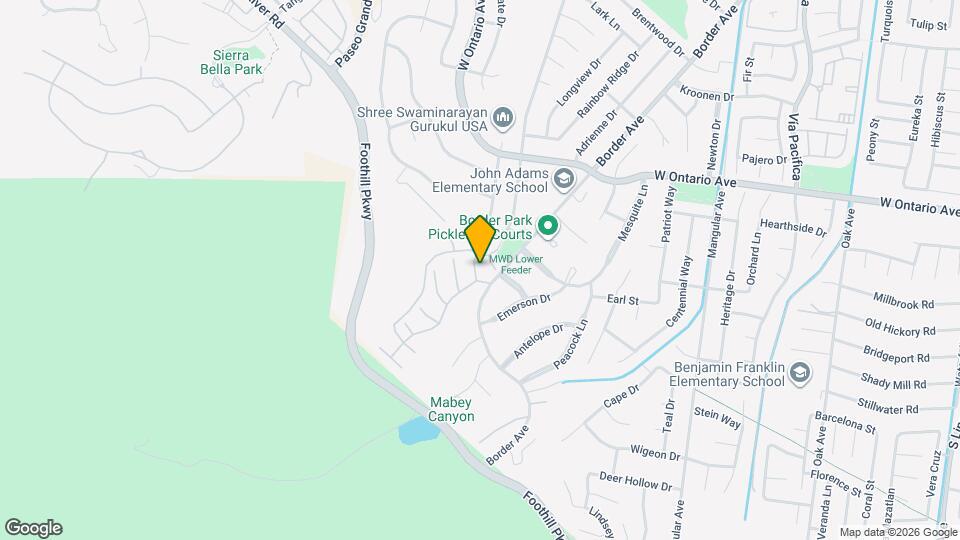 1721 Sugar Pine Dr Map and Location Details