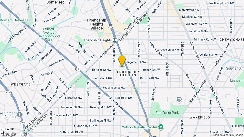 4315 Harrison St NW Map and Location Details