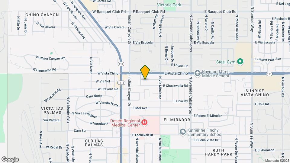351 E Cottonwood Rd Map and Location Details