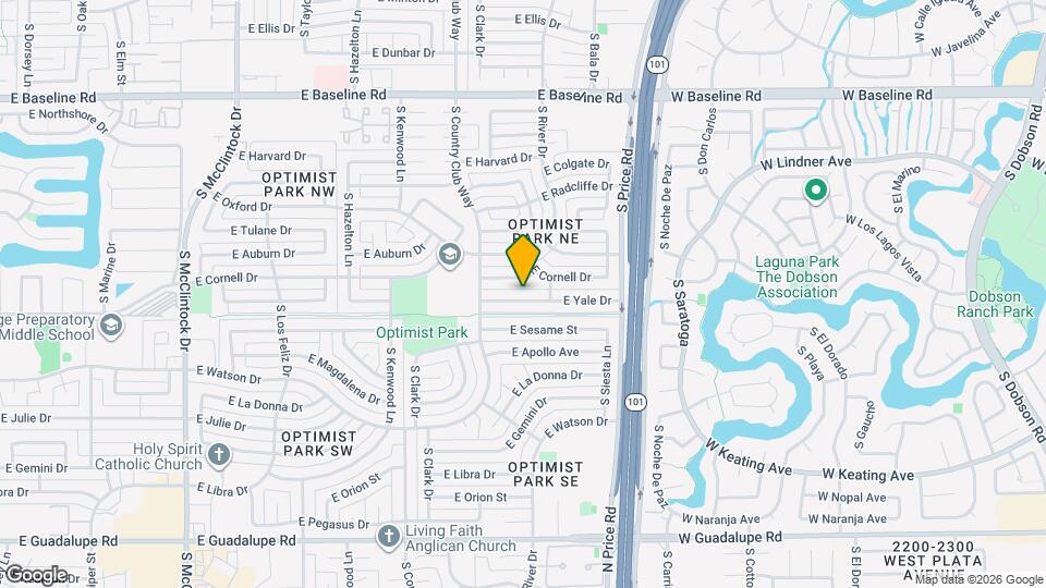 2046 E Yale Dr Map and Location Details