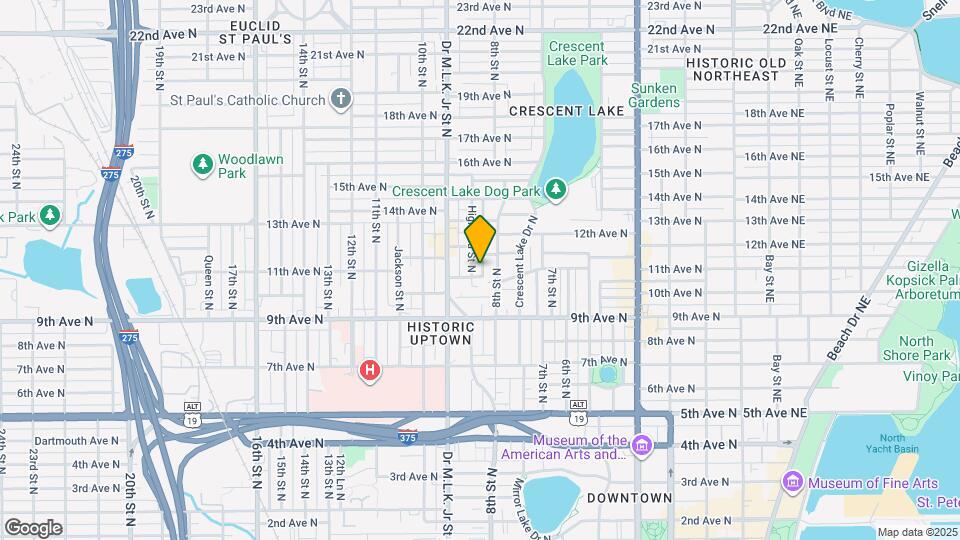 1115 Highland St N Map and Location Details