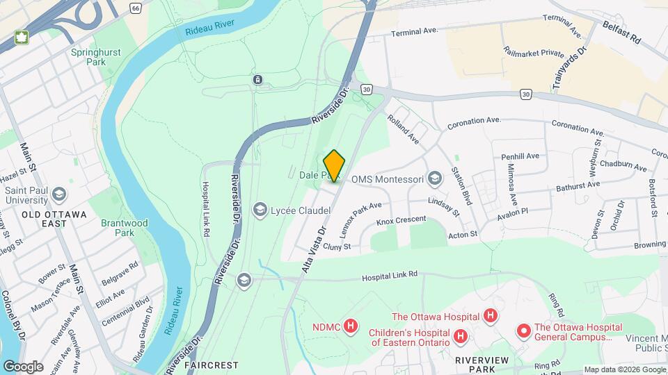 1610 Alta Vista Dr Map and Location Details