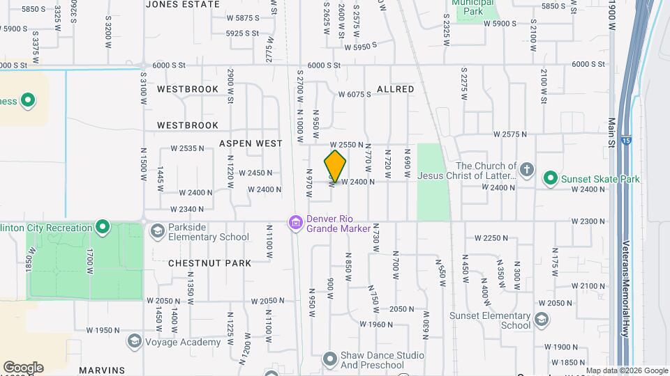 2392 N 890 W Map and Location Details