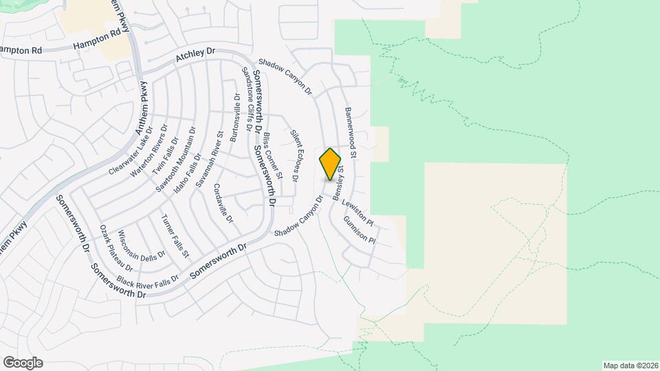 2240 Shadow Canyon Dr Map and Location Details