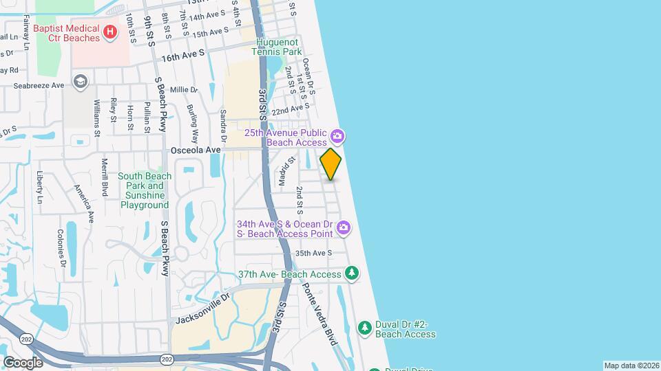 2900 Ocean Dr S, Unit SI ID1578603P Mapa y Detalles de la Ubicación
