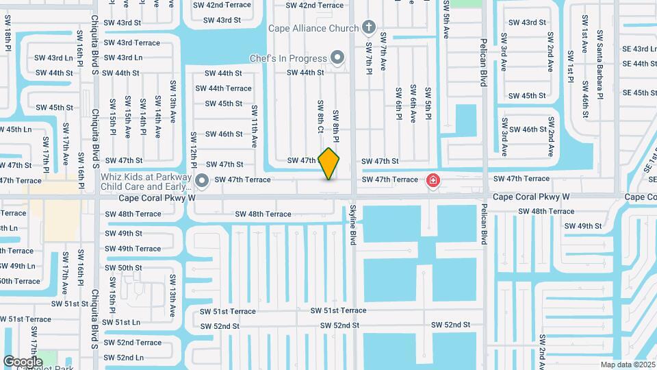 822 SW 47th Terrace Map and Location Details