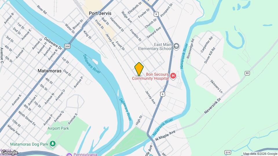 158 Jersey Ave Map and Location Details