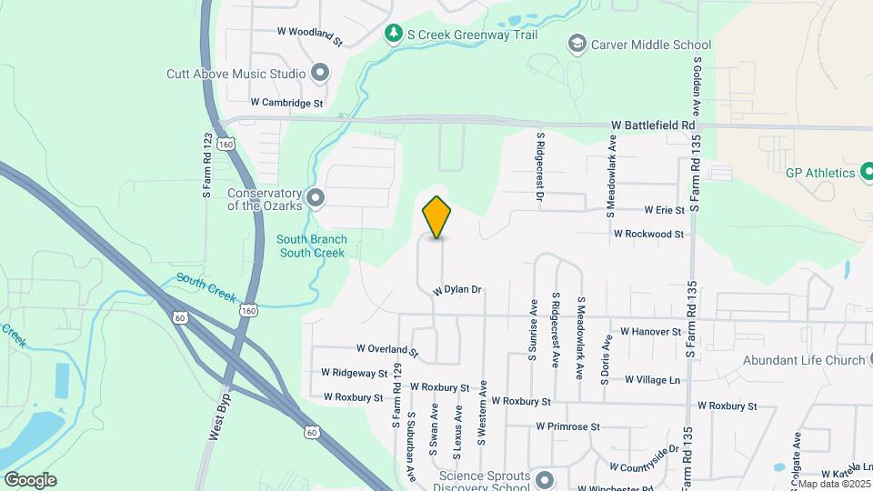 3293 S Palisades Dr Map and Location Details