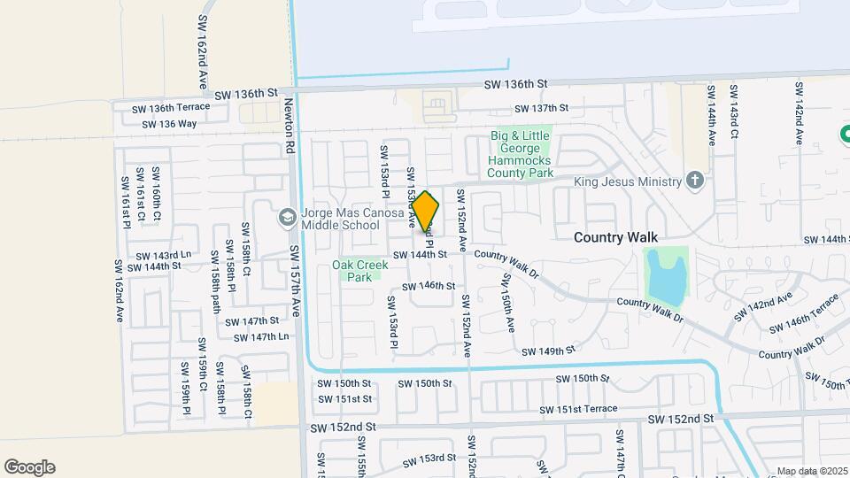 14300 SW 152nd Pl Map and Location Details