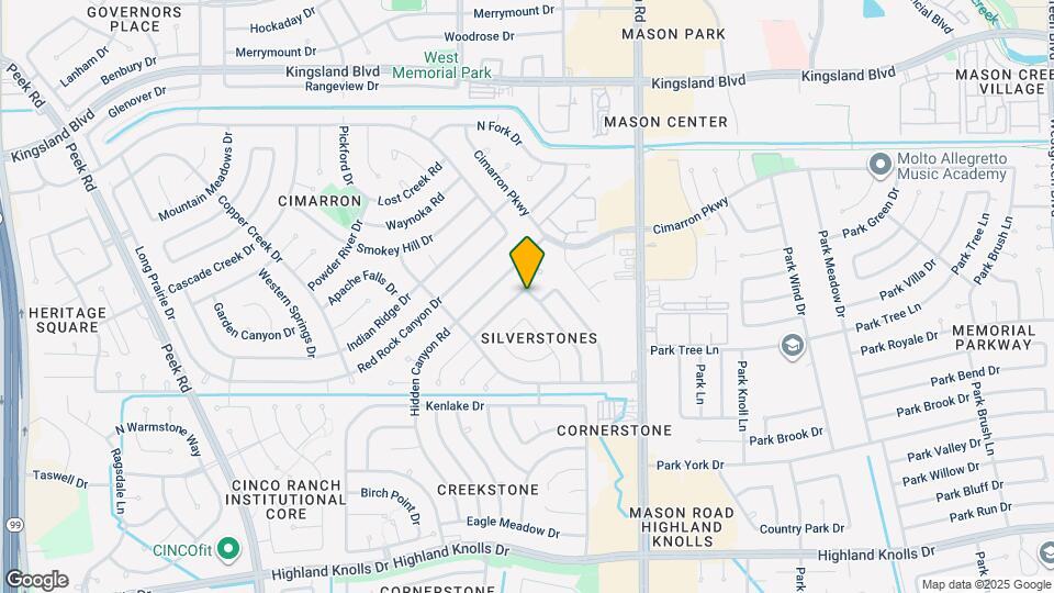 907 Three Forks Dr Mapa y Detalles de la Ubicación