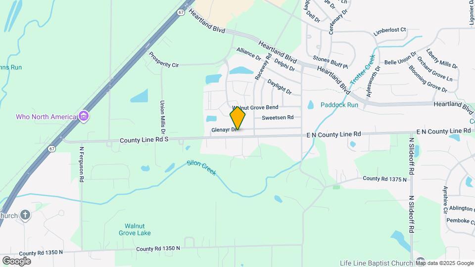 10711 Glenayr Dr Map and Location Details