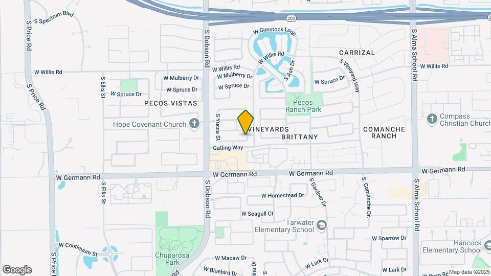 1844 W Musket Way Map and Location Details
