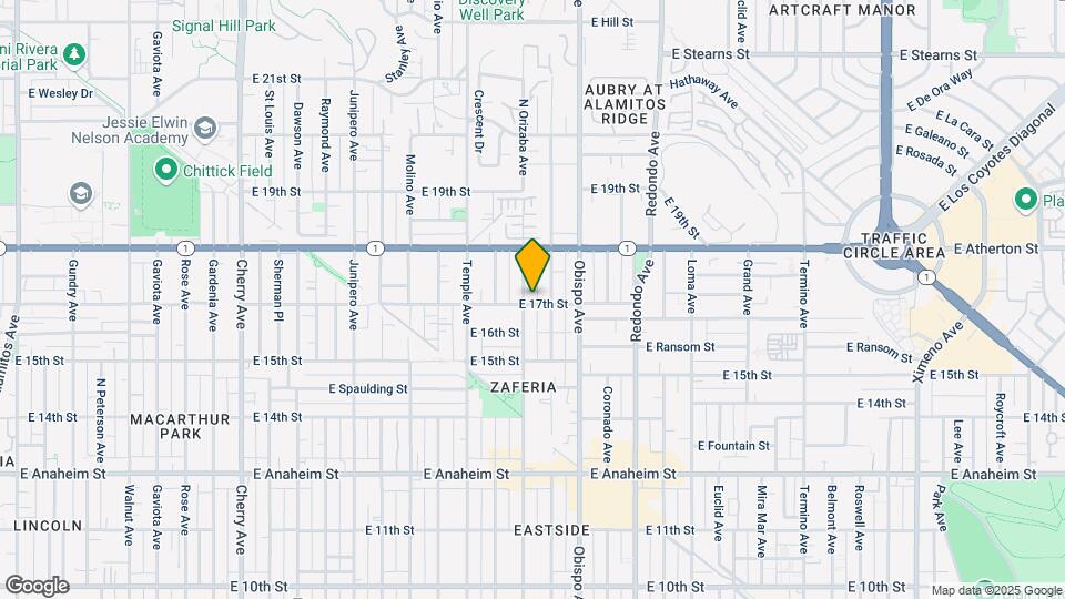 1700 Orizaba Ave Mapa y Detalles de la Ubicación