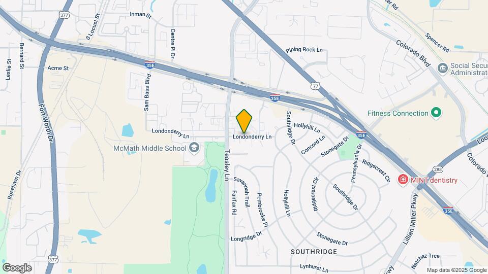 734 Londonderry Ln Map and Location Details