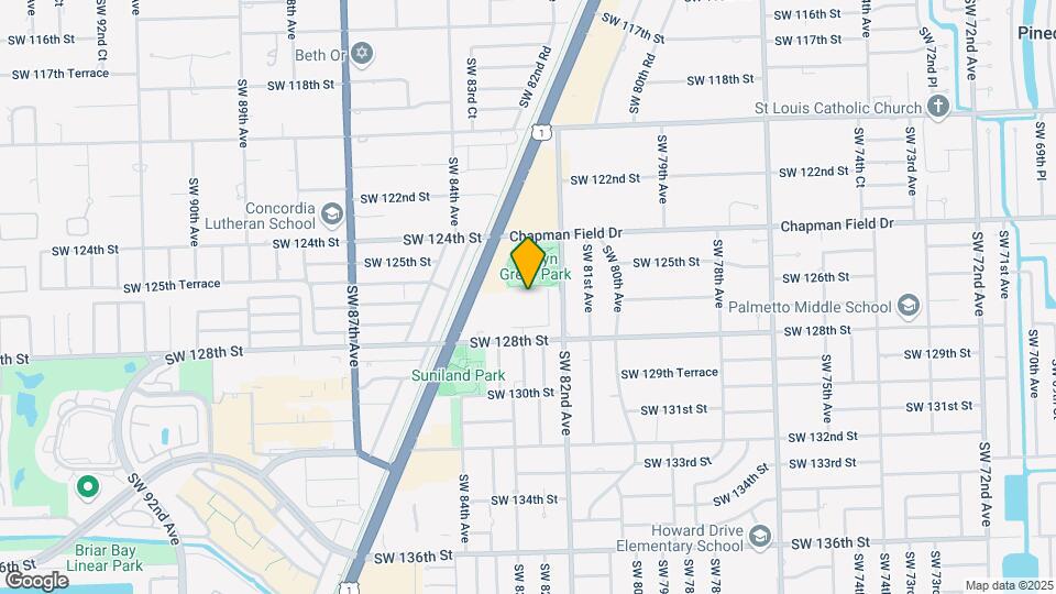 8277 SW 128th St, Unit F-208 Map and Location Details